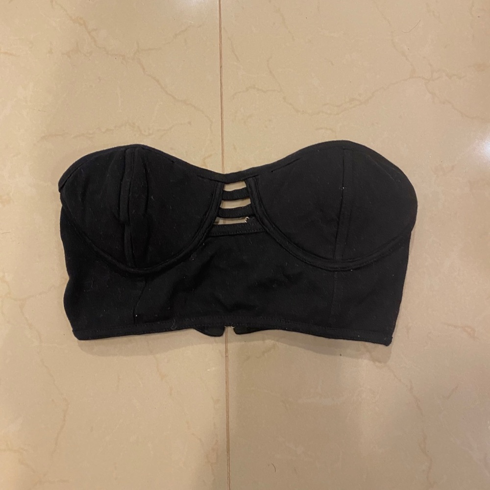 Obey Clothing Cropped Bralette Top sz XS